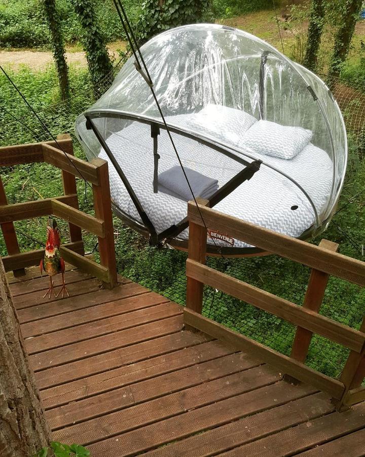 Les Bulles De La Maison Du Rocher Noisy-sur-Ecole Exterior foto