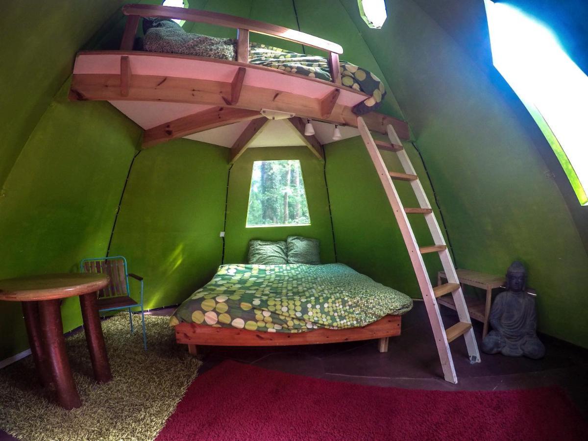 Les Bulles De La Maison Du Rocher Noisy-sur-Ecole Exterior foto